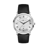 40MM, SS, SILVER CASE, 3-HAND MVT, DTE