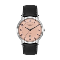 40MM,SS, SILVER CASE, 3-HAND MVT, DTE... from ASI 67866 Logomark/Valumark