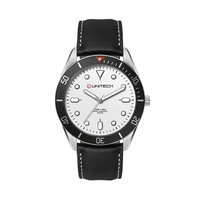 42MM, SILVER METAL CASE, BK BEZEL, 3-HAND MVT