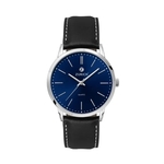 39.5MM, SILVER METAL CASE, 3-HAND MVT