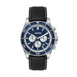 42.5MM, SS, SILVER CASE, BL BEZEL, CHRONO MVT, DTE