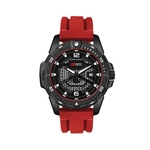 45MM, BLACK METAL CASE, 3-HAND MVT, DTE