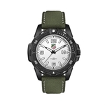 45MM. BLACK METAL CASE, 3-HAND MVT, DTE