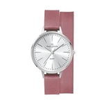 34MM, SILVER METAL CASE, 3-HAND MVT