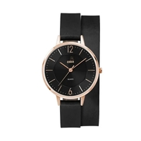 34MM, ROSE GOLD METAL CASE, 3-HAND MVT... from ASI 67866 Logomark/Valumark