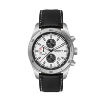 42MM, SS, SILVER CASE, CHRONO MVT, DTE... from ASI 67866 Logomark/Valumark