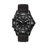 44MM, BLACK METAL CASE, 3-HAND MVT, DTE