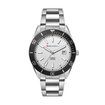 42MM, SS, SILVER CASE, BK BEZEL, "AUTOMATIC" MVT, DTE