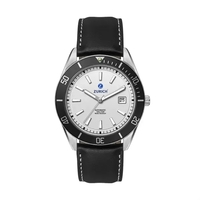 42MM, SS, SILVER CASE, BK BEZEL, "AUTOMATIC" MVT, DTE