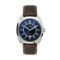 42MM, SS, SILVER CASE, 3-HAND MVT, DTE... from ASI 67866 Logomark/Valumark