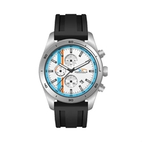 42MM, SS, SILVER CASE, CHRONO MVT, DTE... from ASI 67866 Logomark/Valumark