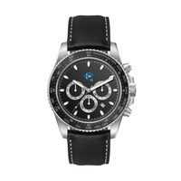 42.5MM, SS, SILVER CASE, CHRONO MVT, DTE... from ASI 67866 Logomark/Valumark