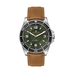 42.5MM, SS, SILVER CASE, BK BEZEL, 3-HAND "SOLAR" MVT