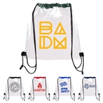Vinyl Clear Waterproof Stadium Drawstring Gym&Sport Backpack