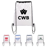 Large Clear Waterproof Stadium Drawstring Backpack... from ASI 39820 Opusline...