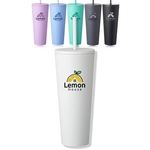 24 oz. Kenai Plastic Tumblers with Straw