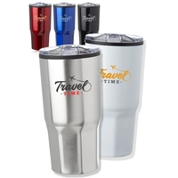16 oz. capacity travel mug with clear slider lid.... from ASI 39552 BEL Promo