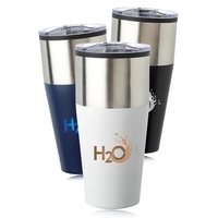 16 oz. capacity two tone tumbler with clear slider lid.... from ASI 39552 BEL...
