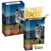 Baseball Concession Snack Popcorn Box - Butter Popcorn