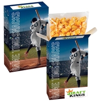 Baseball Concession Snack Popcorn Box - Cheddar