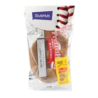 Baseball Soft Pretzel Header Bag including a mustard packet.... from ASI...