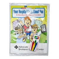 Hospital themed fun pack with a 16 page coloring book, 4... from ASI 98360...