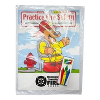 Fire Safety fun pack with 16 page coloring book, 4 pack... from ASI 98360...