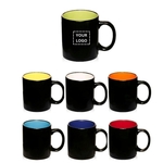 Two-Tone Matte Coffee Mug, 11 oz.