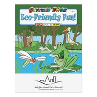 8" x 10 1/2" eco-friendly sticker book with 8 pages.... from ASI 98360...