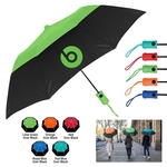 Vented Color Crown Umbrella - 42" arc, auto-open, windproof