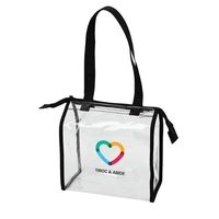 This clear zippered tote with two 20" inch handles makes this... from ASI...