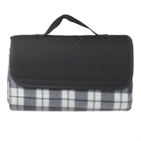 Checkered Roll-Up Picnic Blanket