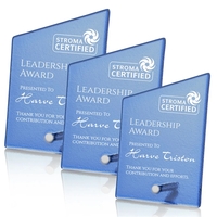 Atchison Blue Slant Award - Silver