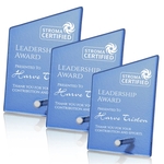 Atchison Blue Slant Award - Silver