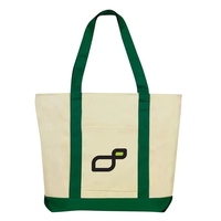 12 oz. Small Boat Tote Bag. Main full zipper gusset compartment.... from ASI...