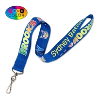 5/8" TrueColor Custom Anti-Microbial Lanyard