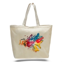 12 Oz. InStyle Tote Bag With 24" Handles And Velcro Closure.... from ASI...