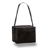 Eco-Friendly Non Woven 6 can cooler with zippered closure and front... from...