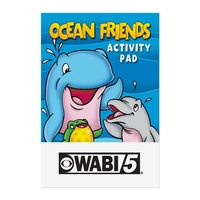 Ocean themed activity pad with 16 pages plus the cover.... from ASI 98360...