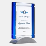 Color Imprinted Deco Award (Aluminum Base)