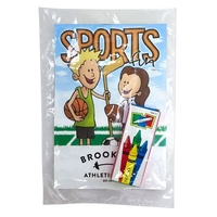 Sports themed activity pad with 16 pages plus the cover with... from ASI...
