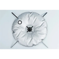 X-shaped spider base for flutter flags with fillable water weight ring.......