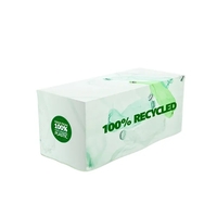 100% Recycled 8' Fitted Table Cover, Closed Corners - Fully Dye... from ASI...