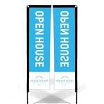 Rectangular Flutter Flag Double Sided -FREE SHIPPING