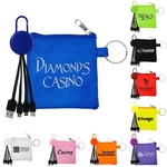 COLORFUL POUCH & CABLE SET