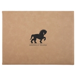 Light Brown Leatherette Certificate Holder