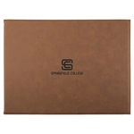 Dark Brown Leatherette Certificate Holder