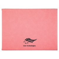 Pink Leatherette Certificate Holder