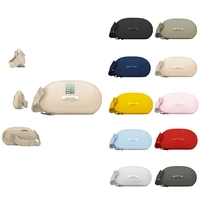 2 small pockets, one large magnetic pocket, and one discreet back... from ASI...