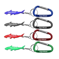 Shark shape key chain with carabineer.... from ASI 74585 Nu Promo...